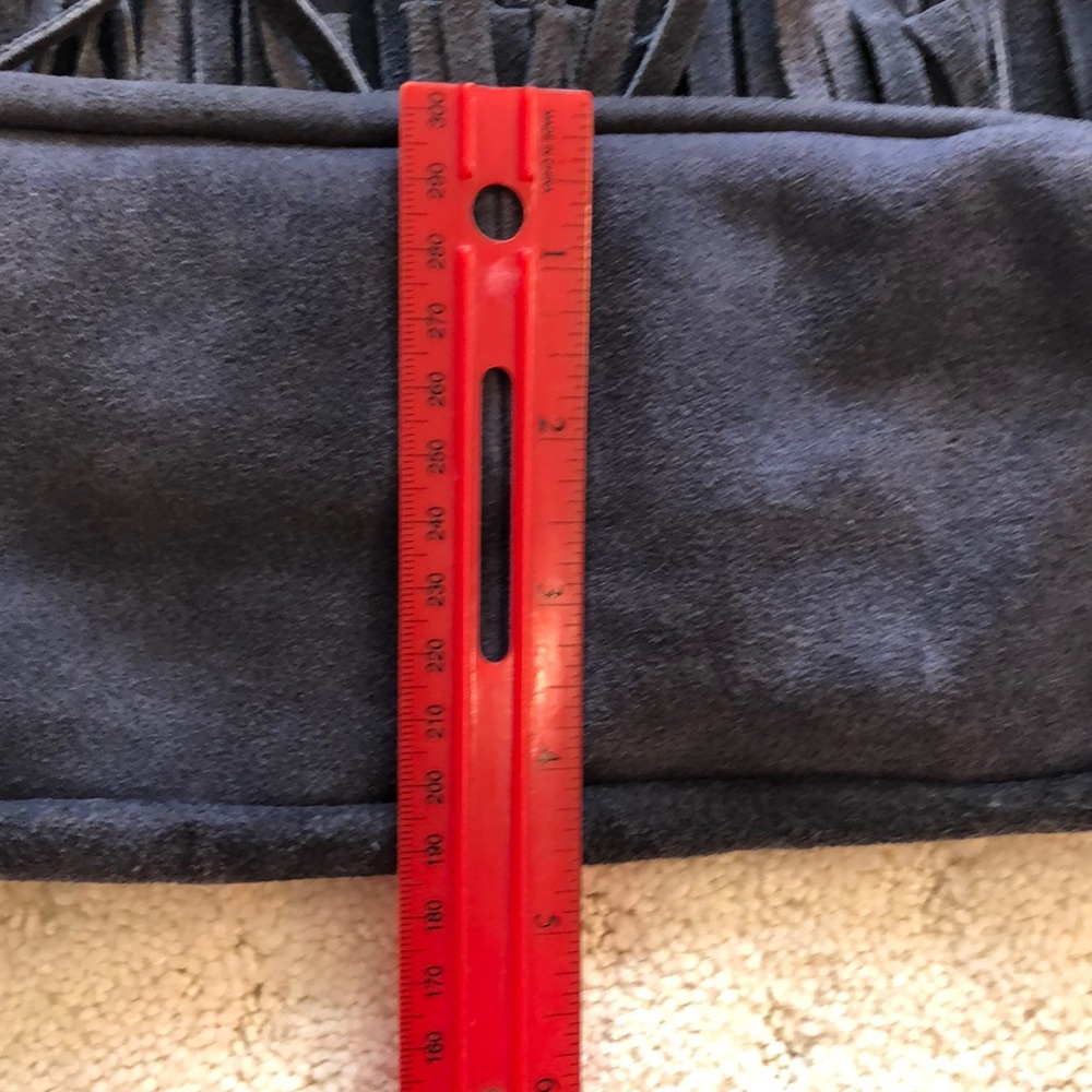 Suede shoulder bag - Picture 8 of 12